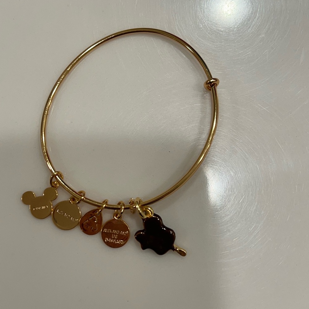 Disney alex and ani Mickey bar bracelet